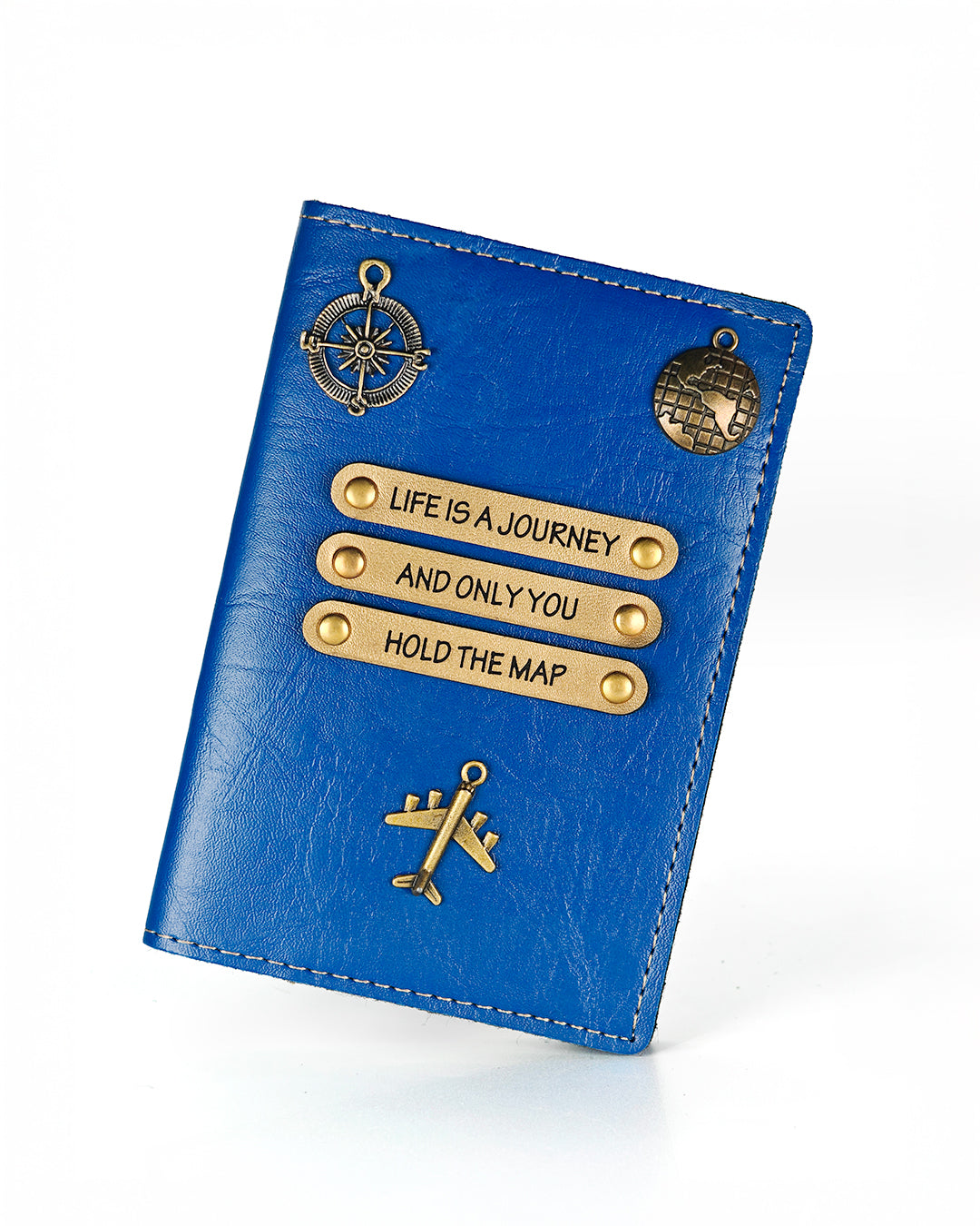 Classic Personalized Passport Cover - Blue