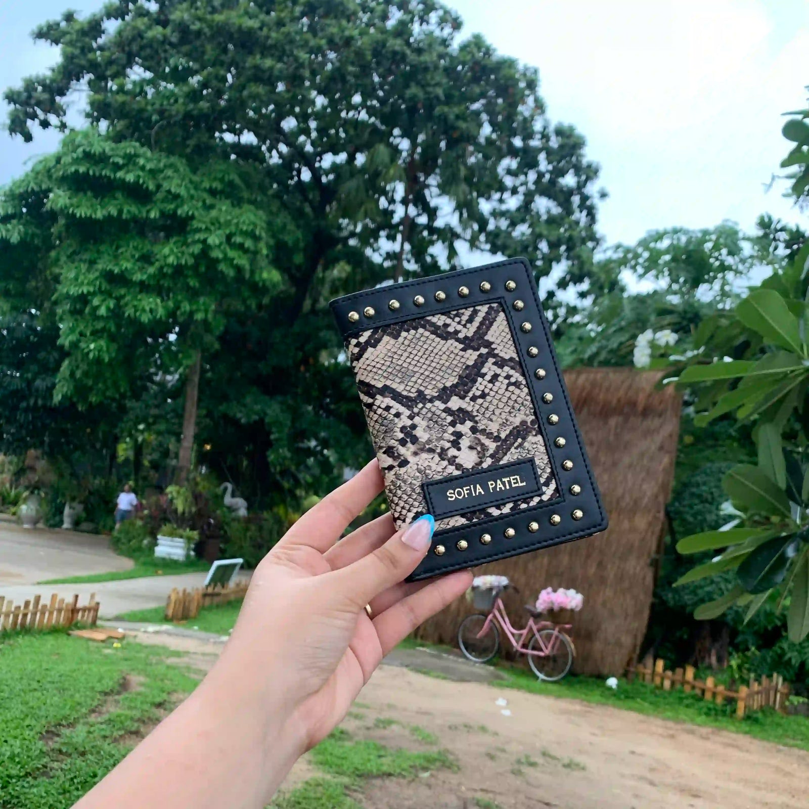 Brown & Biege Animal Print Passport Cover -TPC Gifts