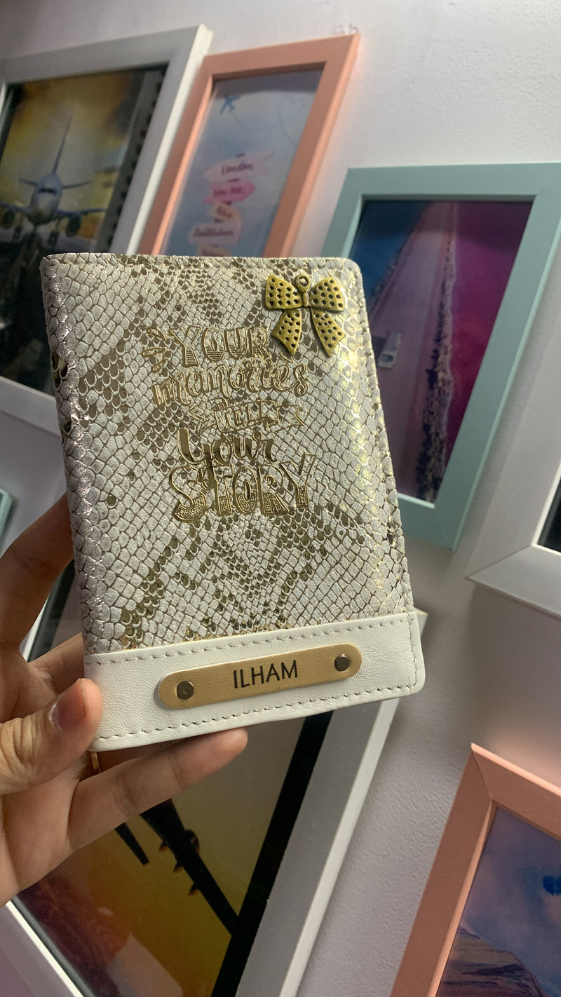 GOLDEN PYTHON GENUINE LEATHER PASSPORT COVER