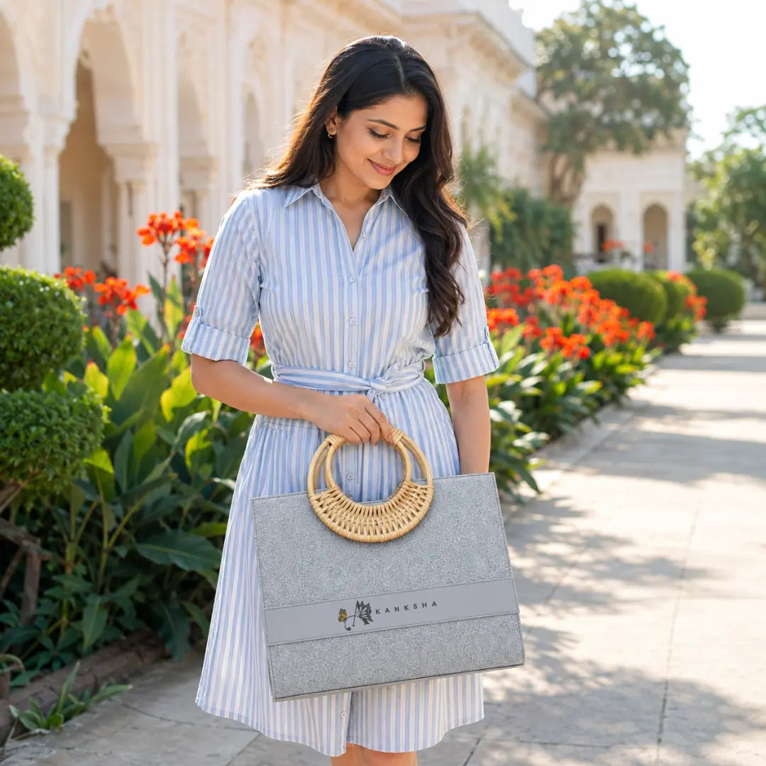 Personalised Tote Bags - Gilded Grace Grey Limited Edition