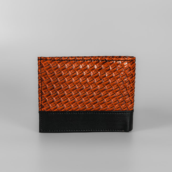 Personalized Wallet For Men Brown Color By TPC GIFTS Back  View
