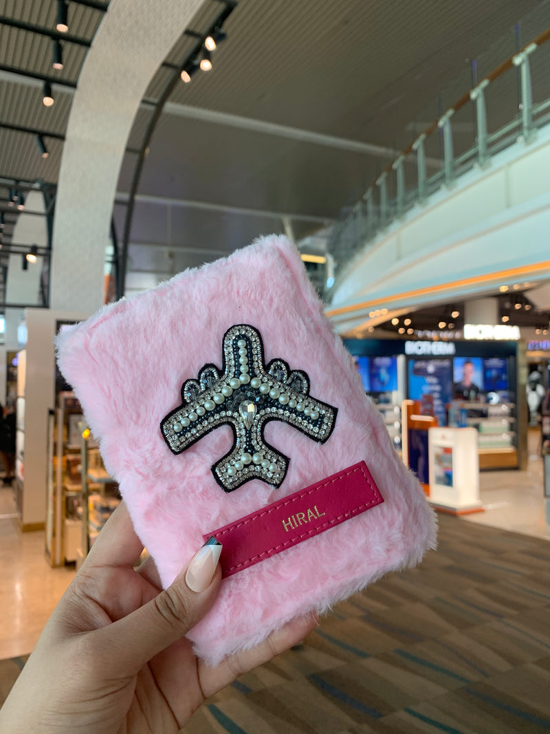 Baby Pink Furr Passport Cover