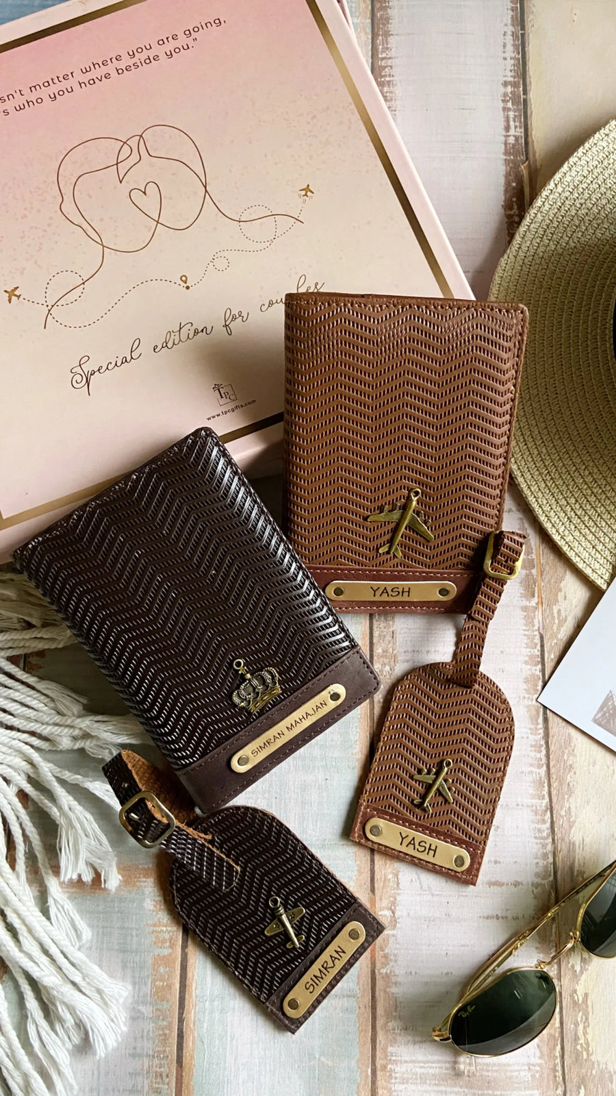 Passport Cover & Luggage Tag Set | TPC Gifts | TPC Gifts