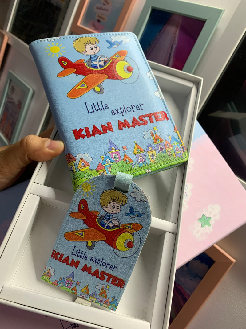 Kids Passport Cover - Little Explorer 2