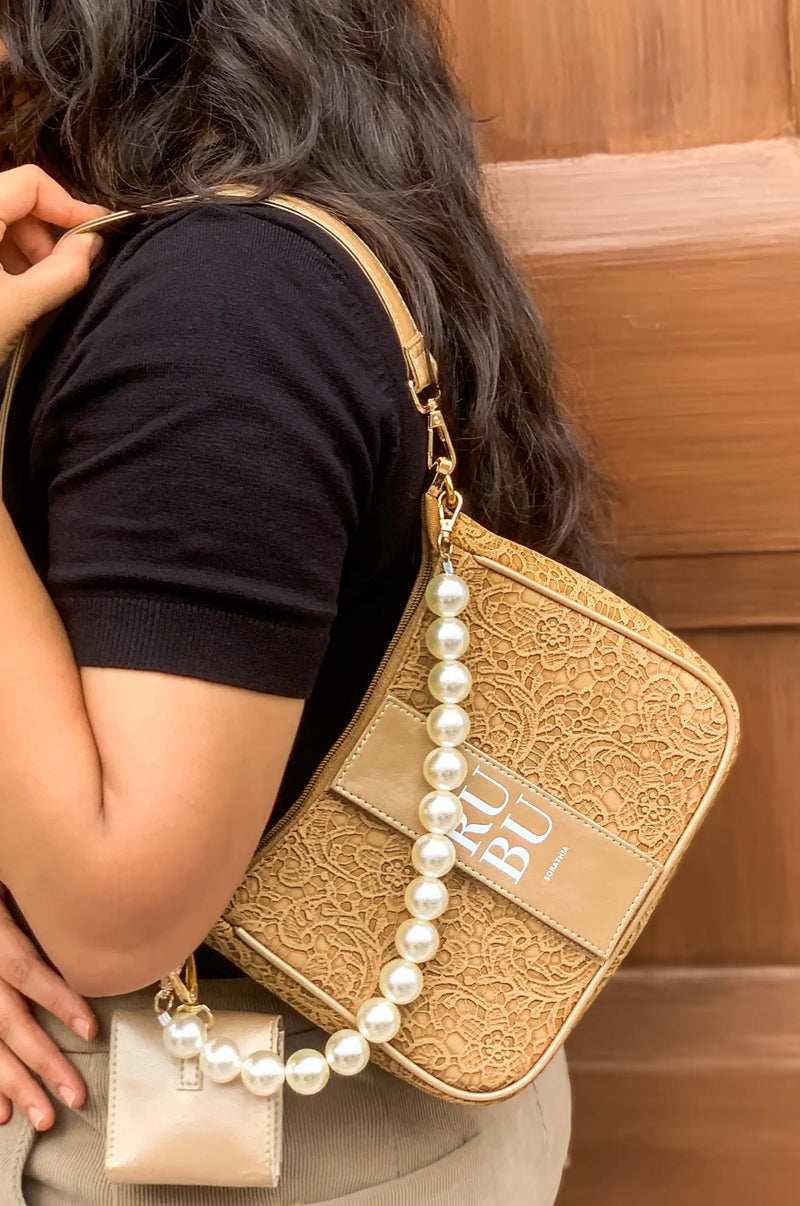 Mini Sling Bag - Beige Gilded Grace Limited Edition