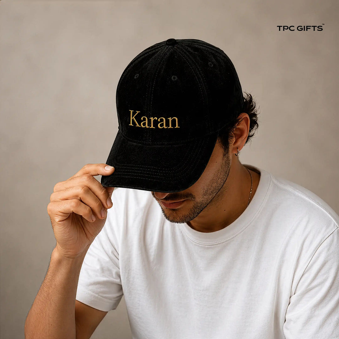 Personalised Velvet Cap