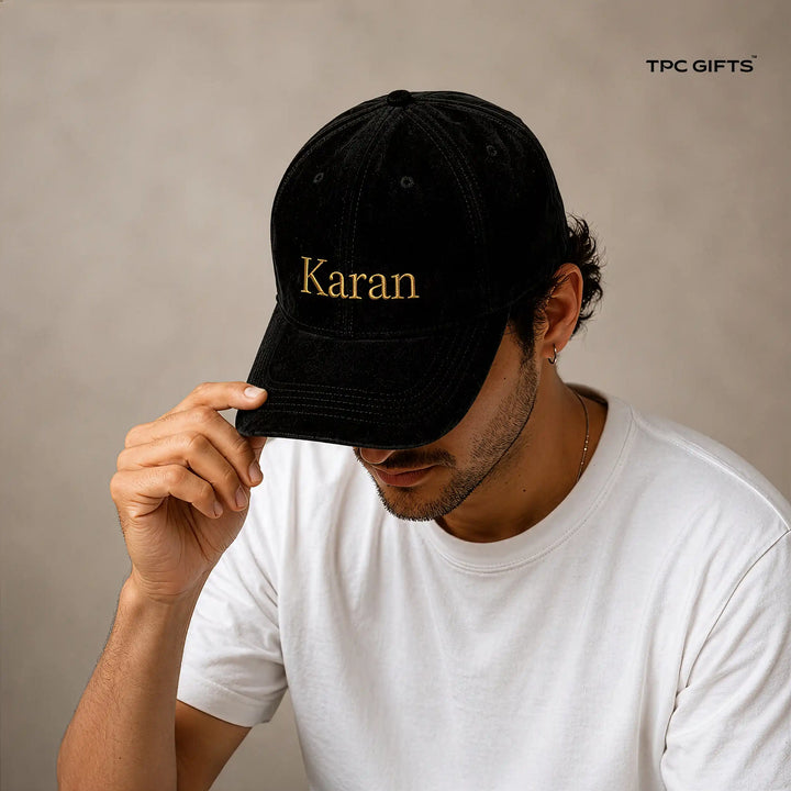 Personalised Velvet Cap