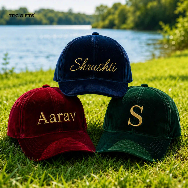 Personalised Velvet Cap