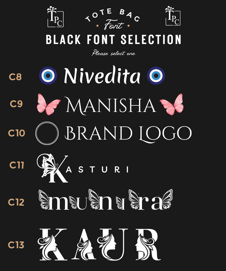 Tote Bags - Royal Jewel Monochrome Black Edition