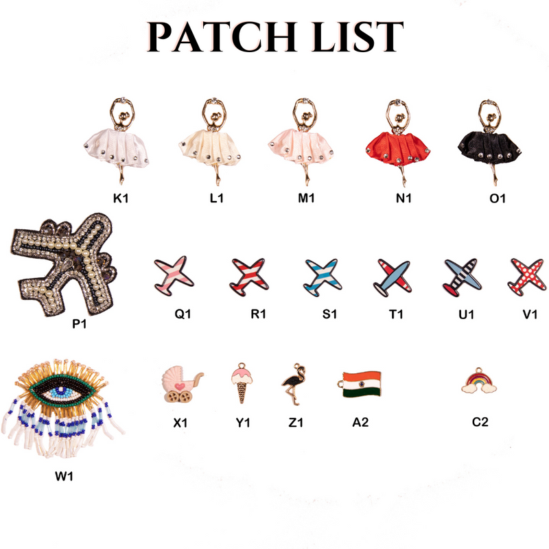 Patch list 1 by TPC gifts for personalising passport covers