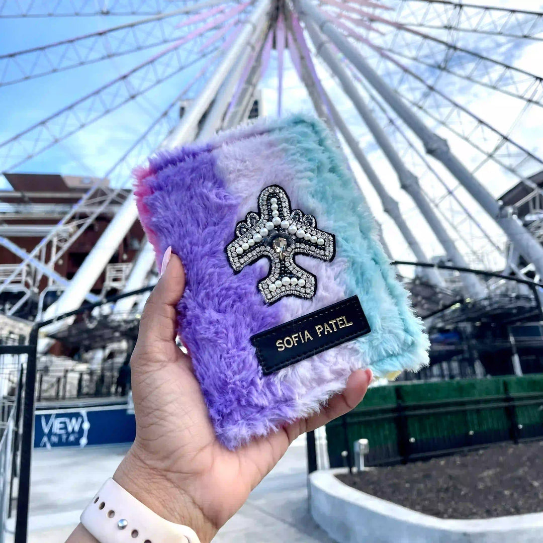 Personalised Passport Cover - Multi Colour Fur by TPC Gifts