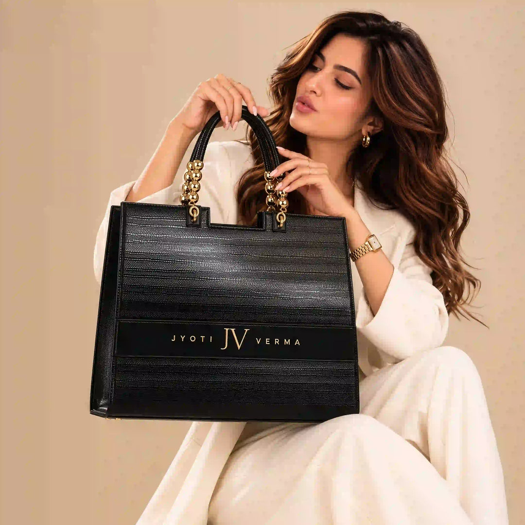 Tote Bags - Royal Jewel Lustrous Black Edition (with Golden Font)