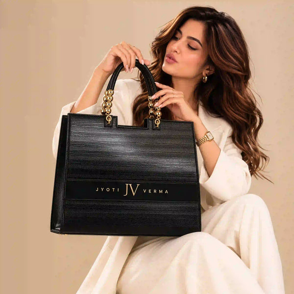 Tote Bags - Royal Jewel Lustrous Black Edition (with Golden Font)