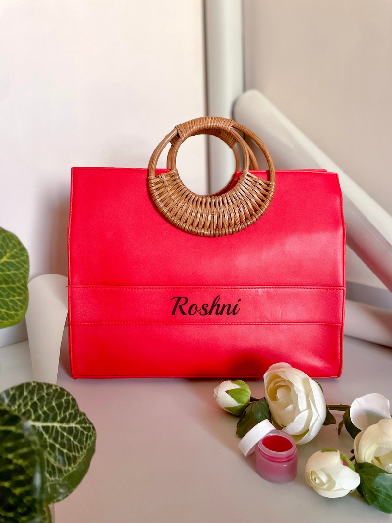 Personalised Tote Bags - Crimson Scarlet