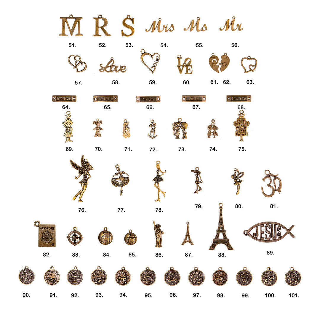 TPC Gifts Charm list 2