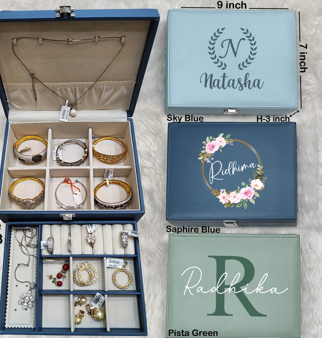 Jewellery Organizer Double-Layer Box