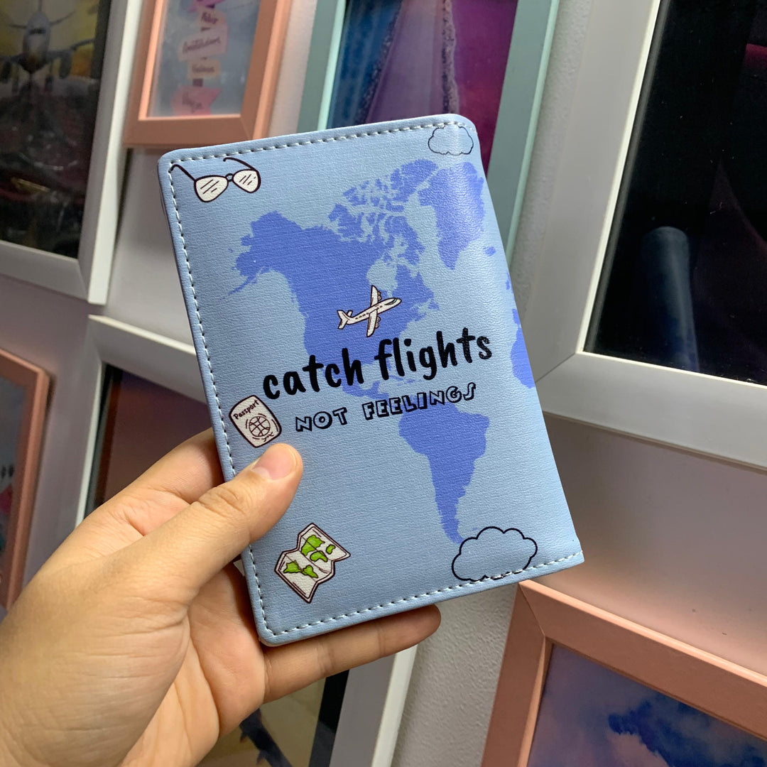 Travel Map Passport Cover