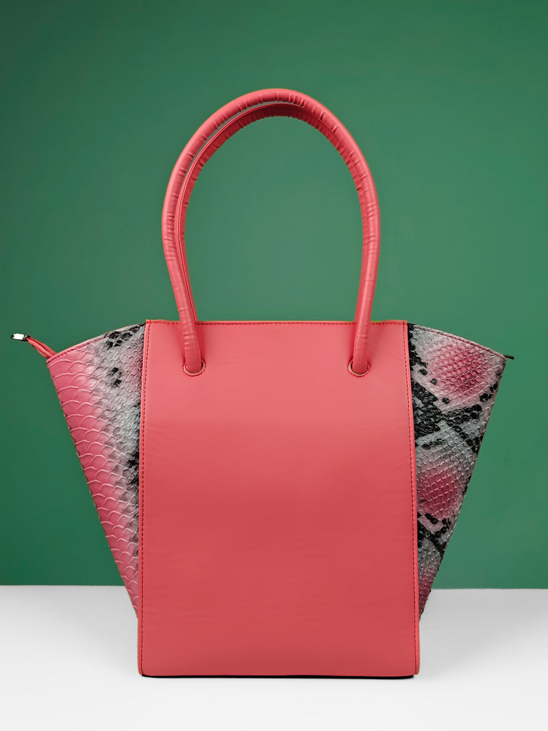 Tote Bags For Women - Blush Pink Edition Pattern Edition By Tpc Gifts Back Shot 