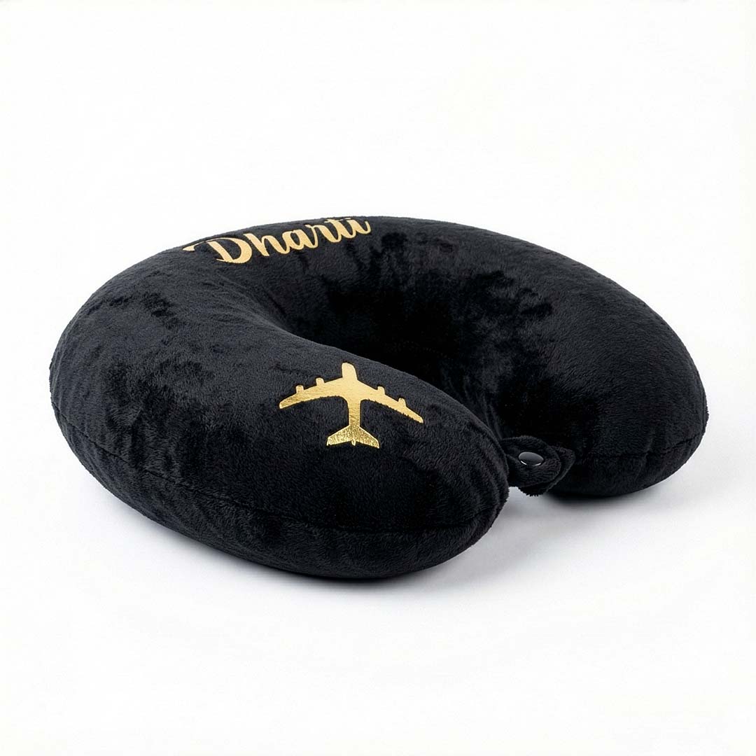 Velvet Personalized Travel Pillow