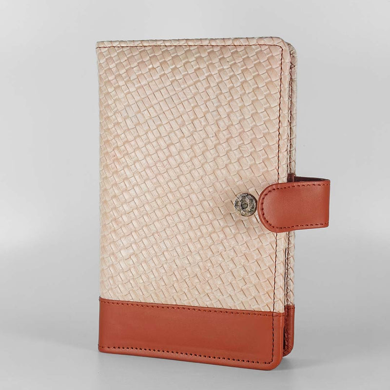 Weave Texture Personalised Travel Wallet