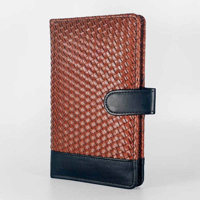 Weave Texture Personalised Travel Wallet