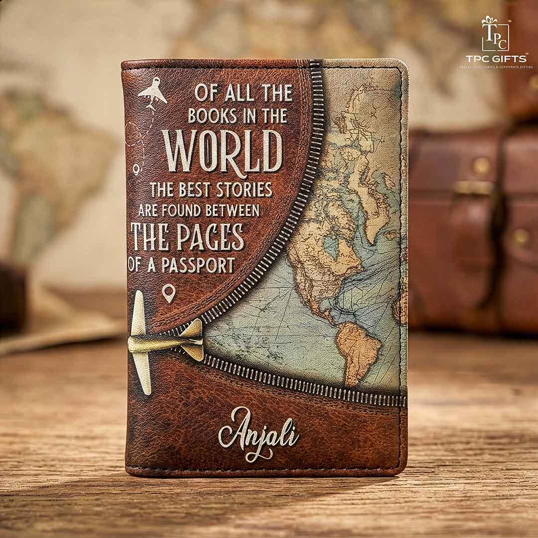 "The Storyteller" Couple Passport Covers Set