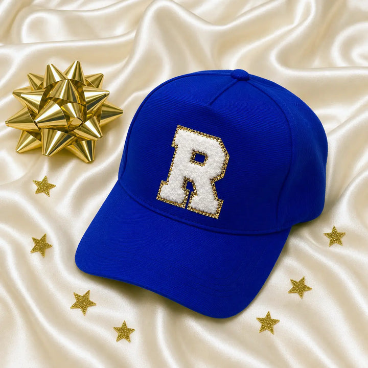 Personalised Initial Baseball Cap — Chenille Letter Patch