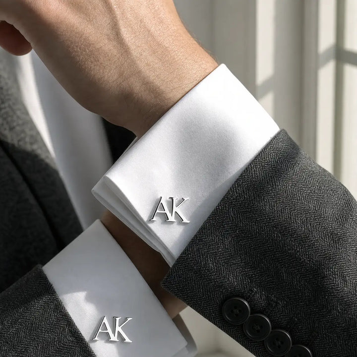 Double Initial Cufflinks