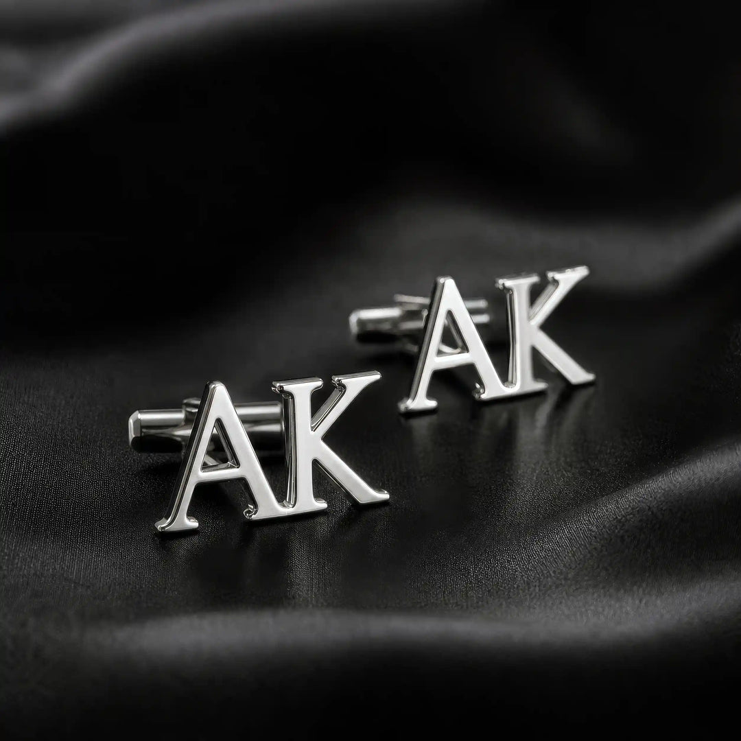 Double Initial Cufflinks