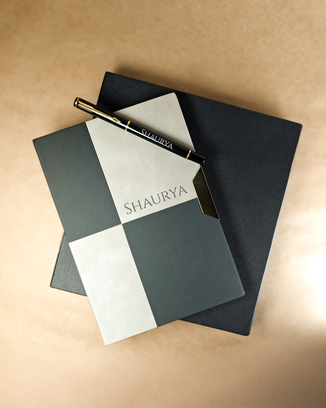 Notebook and pen set with &
