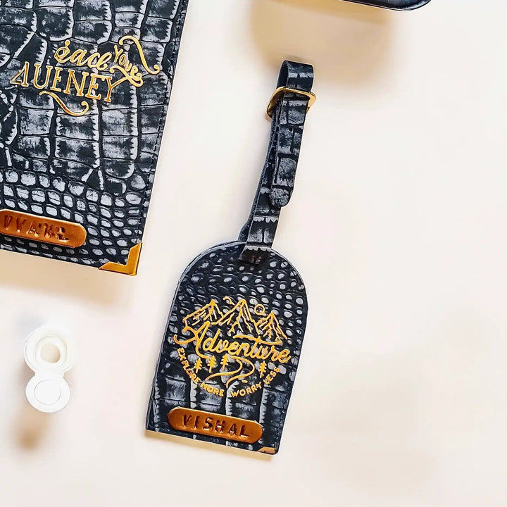 Genuine Leather Luggage Tag
