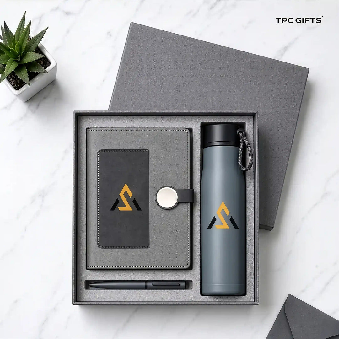 The Keepsake Set – Personalised 3-in-1 Diary, Bottle &amp; Pen Gift Set