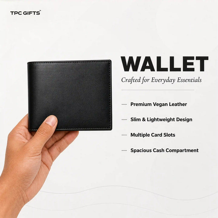 The Gentleman Set – Personalised Wallet, Keychain &amp; Pen Combo for Men