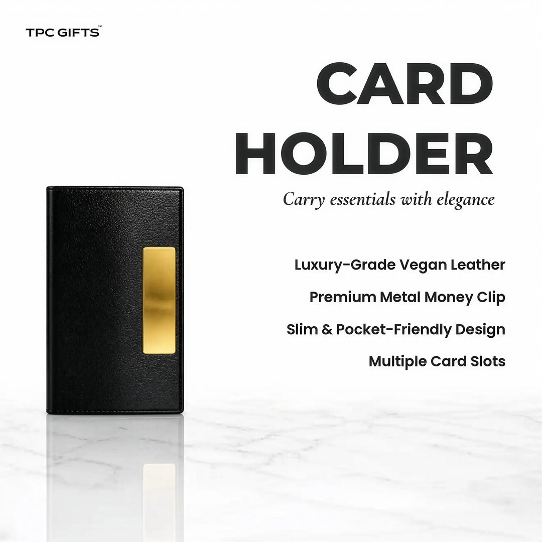 The Pocket Set – Personalised 3-in-1 Card Holder, Keychain &amp; Pen Gift Set