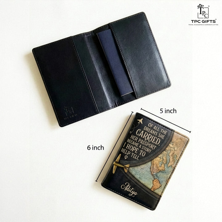 "The Storyteller" Couple Passport Covers Set