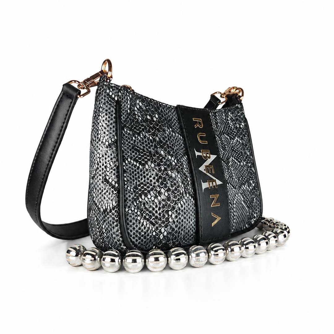 Mini Sling Bag - Monochrome Royal Jewel