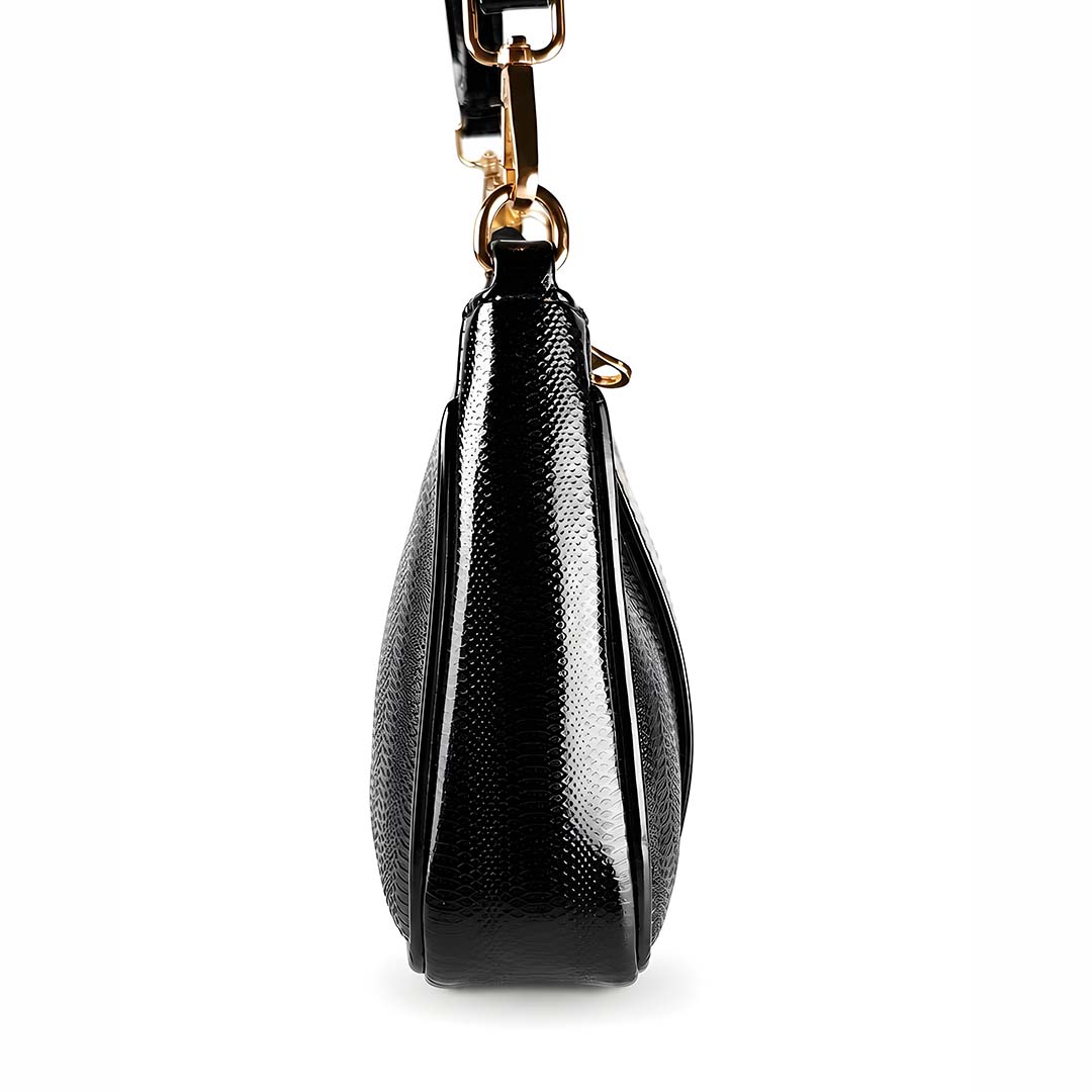 The Lustrous Black Sling Bag
