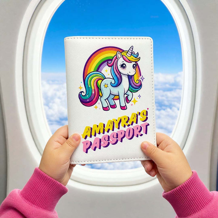 Kids Passport Cover - Unicorn