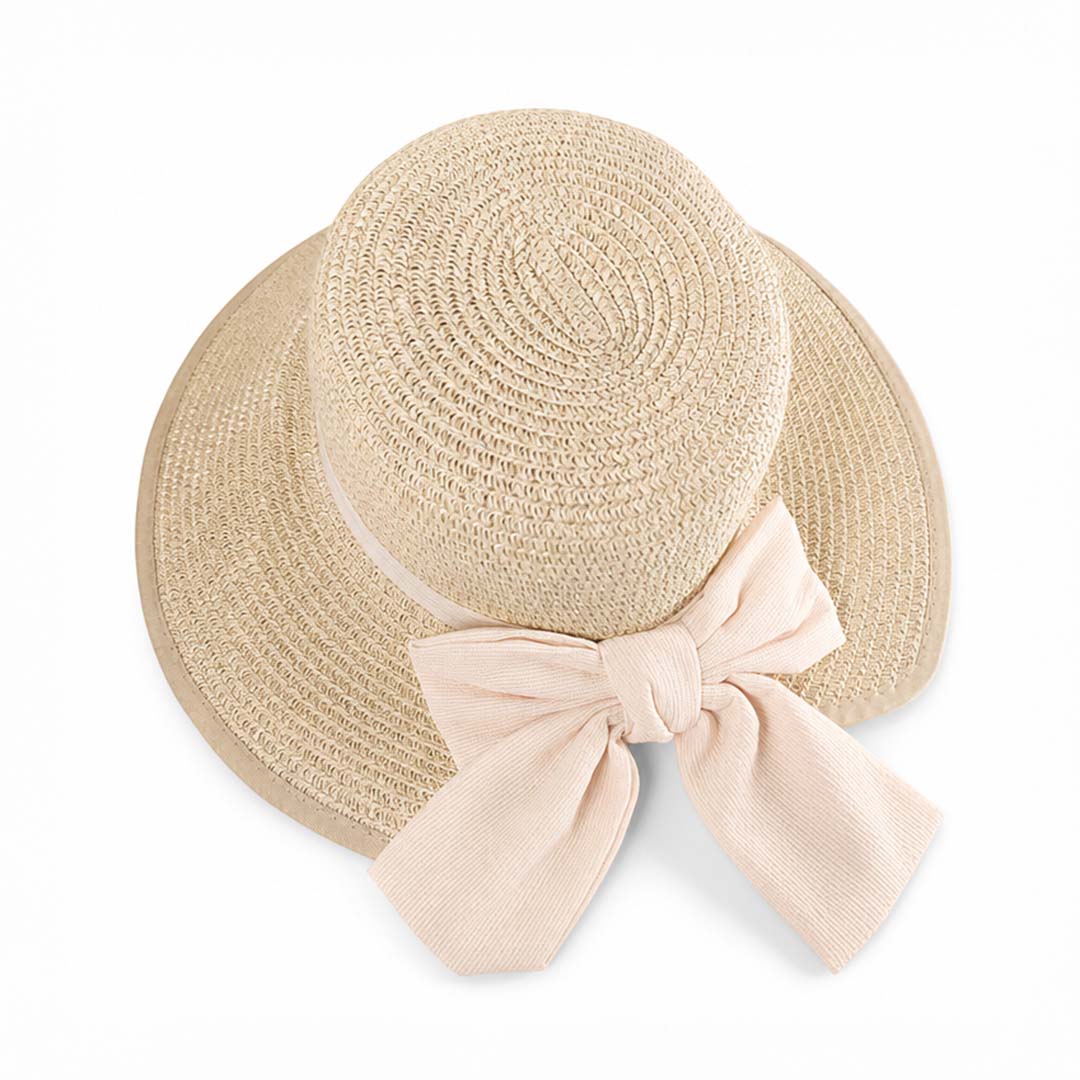 Rivièra — Personalised Wide-Brim Straw Beach Hat
