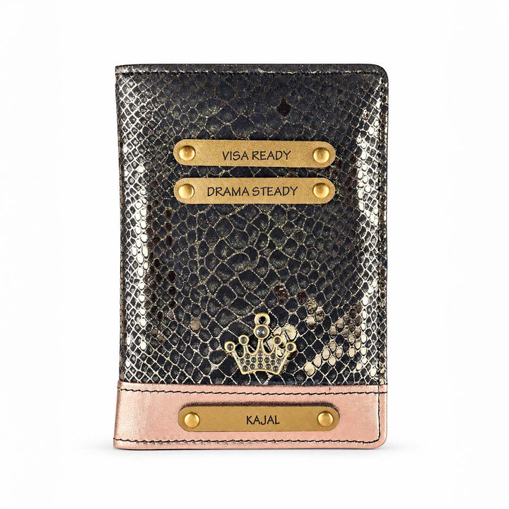 Rose Noir Passport Cover