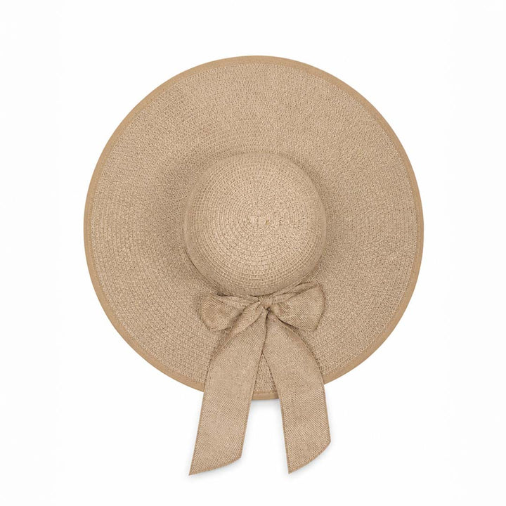 Sunkissed — Personalised Wide-Brim Straw Sun Hat with UPF50+ &amp; Name Embroidery