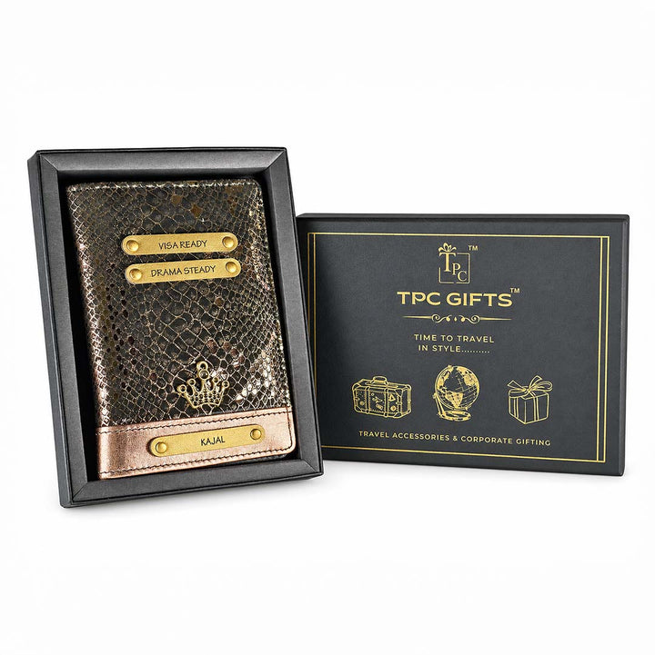 Rose Noir Passport Cover