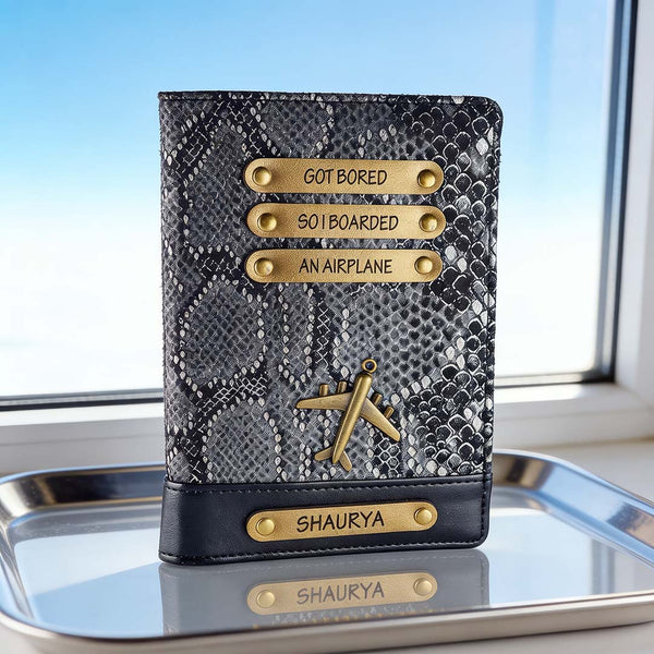 Monochrome Miles Passport Cover