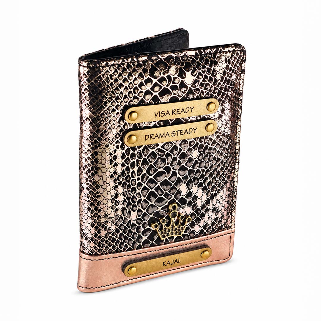 Rose Noir Passport Cover