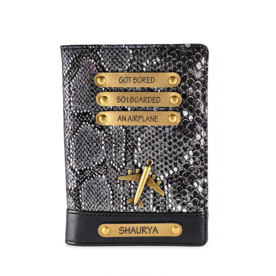 Monochrome Miles Passport Cover