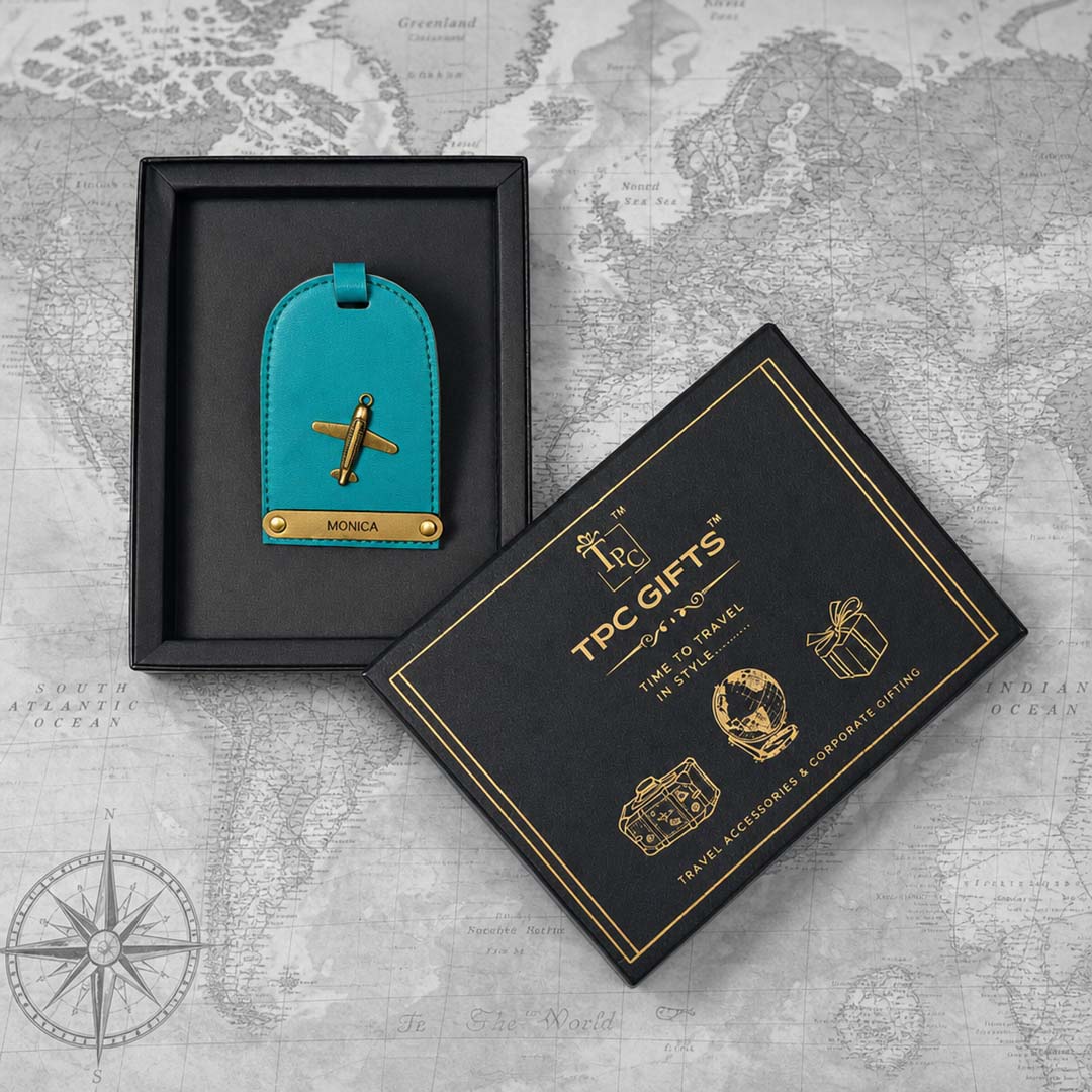 Turquoise Luggage Tag