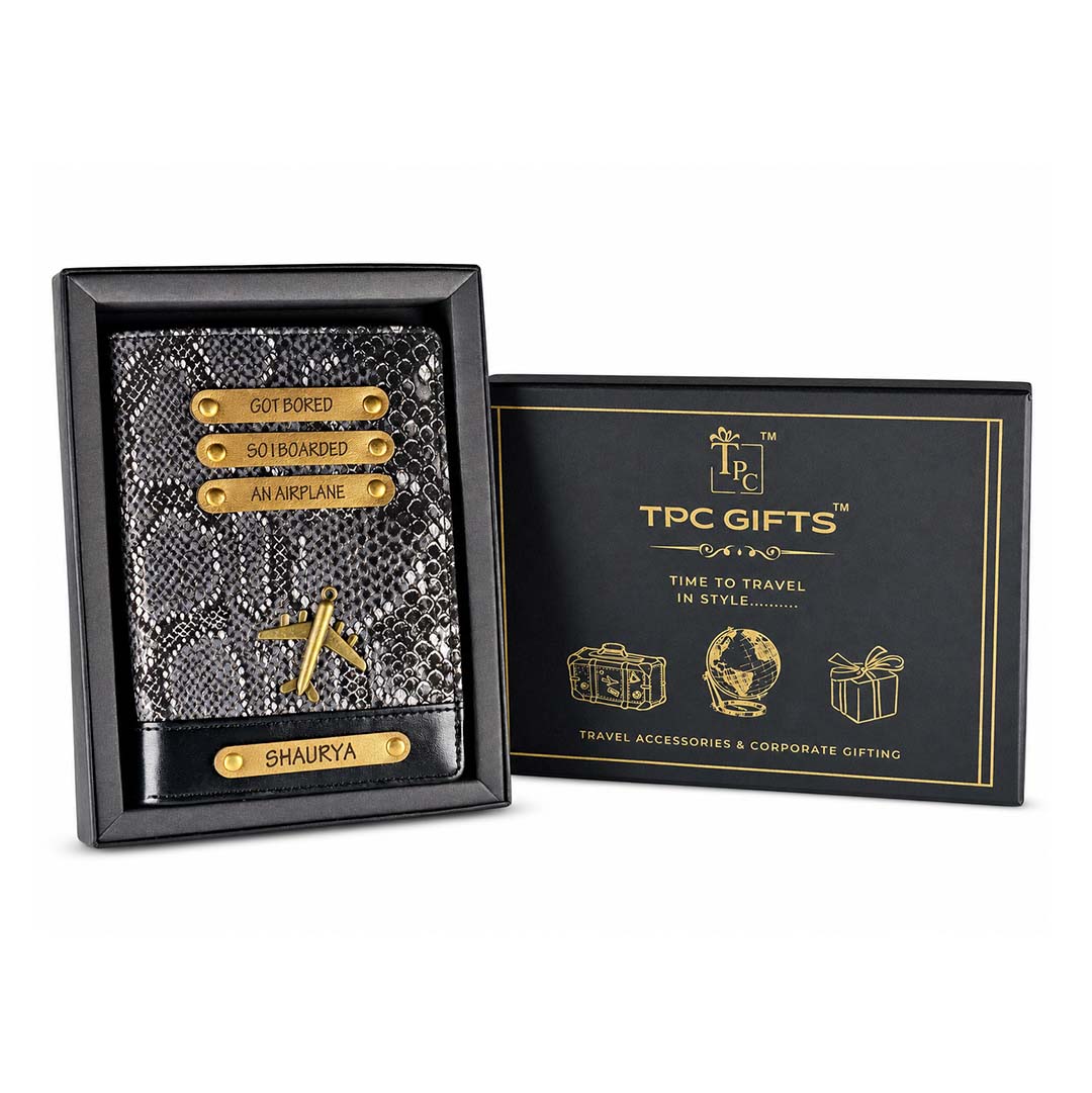 Monochrome Miles Passport Cover