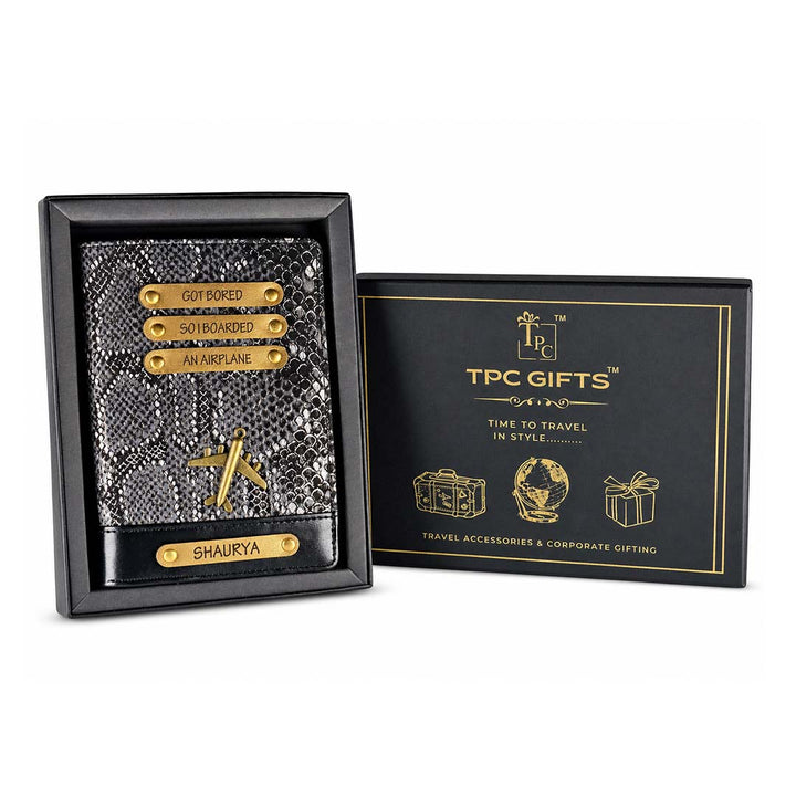 Monochrome Miles Passport Cover