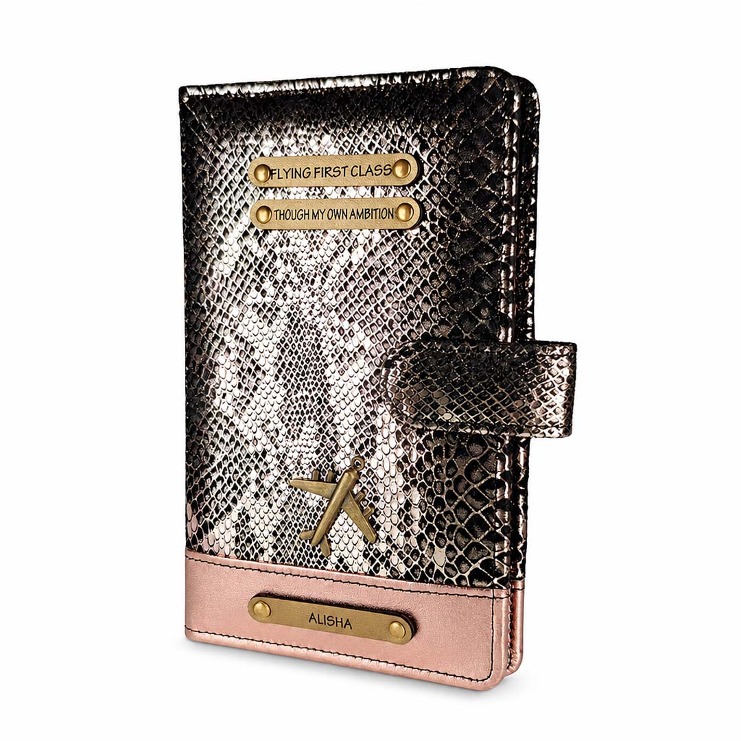 Rose Noir Travel Wallet