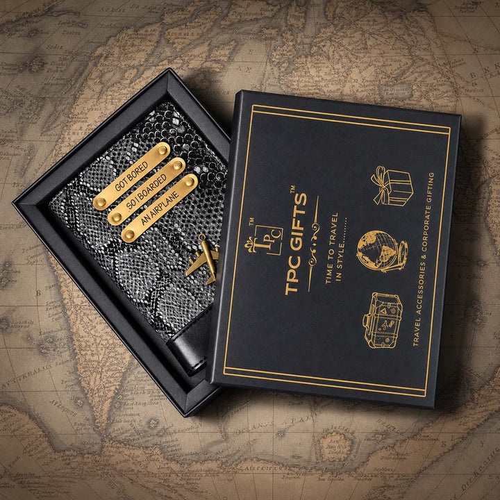 Monochrome Miles Passport Cover